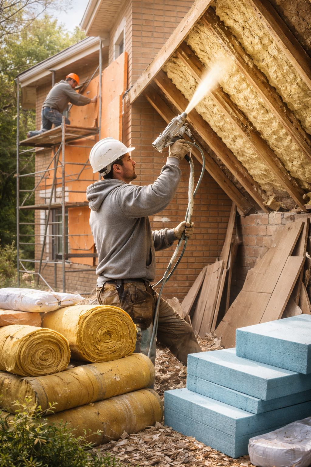 Утепление домов в Южно-Сахалинске под ключ от 4339 руб/м2 | Профессионально — ТепломастерЮжн