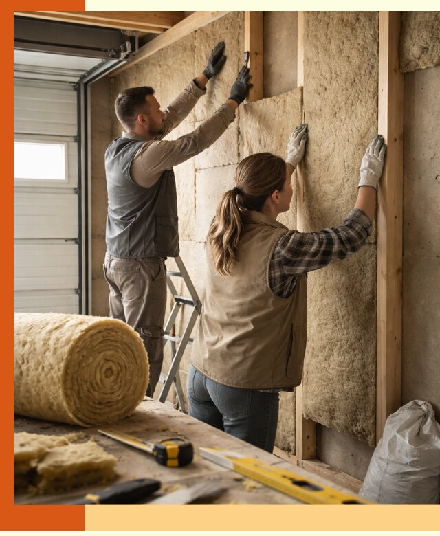 Утепление гаража изнутри в Южно-Сахалинске: быстро и надежно