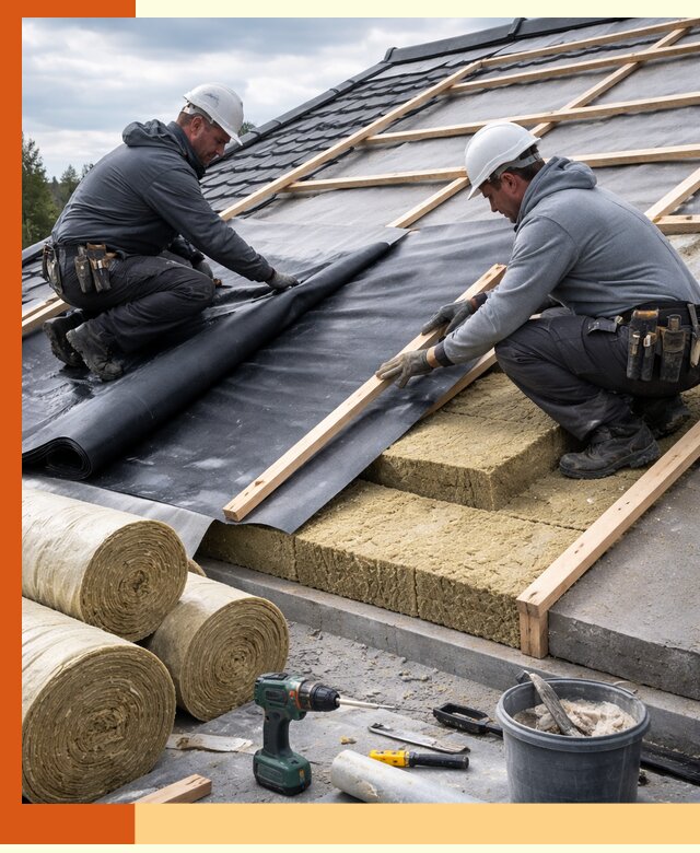 Утепление крыши снаружи в Южно-Сахалинске: профессиональная теплоизоляция