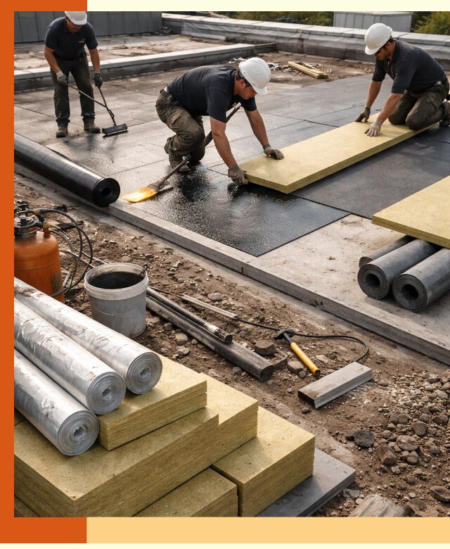 Утепление плоской крыши в Южно-Сахалинске — надежная теплоизоляция и герметизация