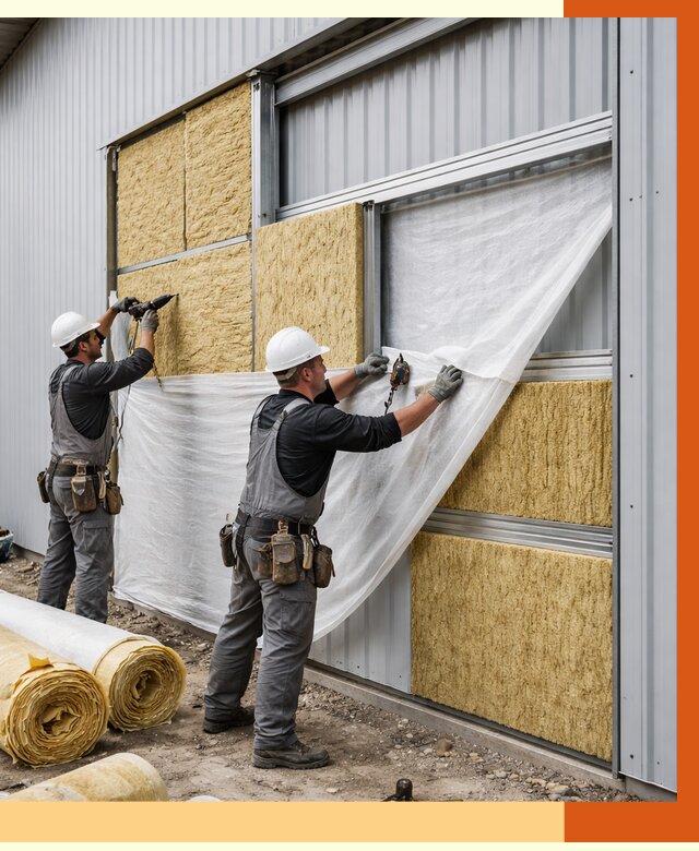 Утепление металлического склада в Южно-Сахалинске от 4649 руб/м2 — комплексное утепление под ключ | ТепломастерЮжн