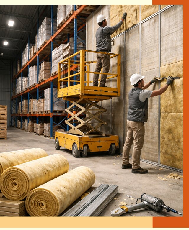 Утепление торгового склада в Южно-Сахалинске от 3306 руб/м2 — комплексно и под ключ | ТепломастерЮжн