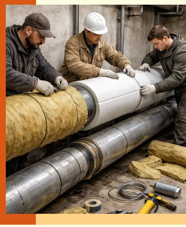 Утепление трубопровода в Южно-Сахалинске с гарантией энергоэффективности