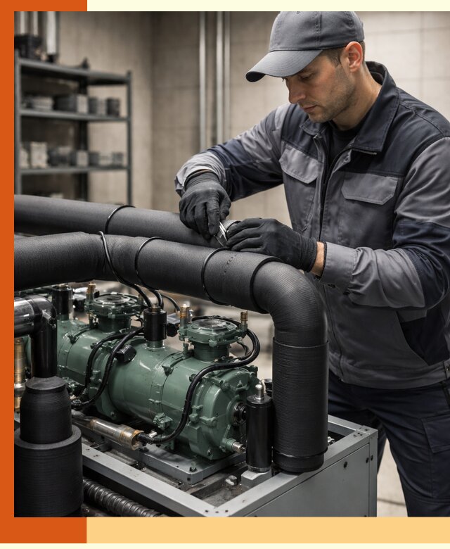 Утепление холодильного агрегата и теплоизоляция в Южно-Сахалинске