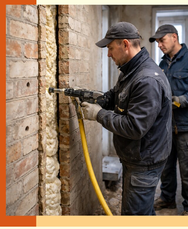 Межстеновое утепление пенополиуретаном в Южно-Сахалинске