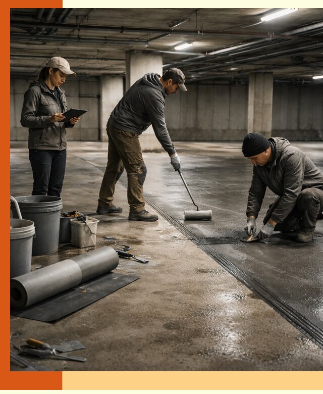 Гидроизоляция паркинга в Южно-Сахалинске: качественная защита зданий