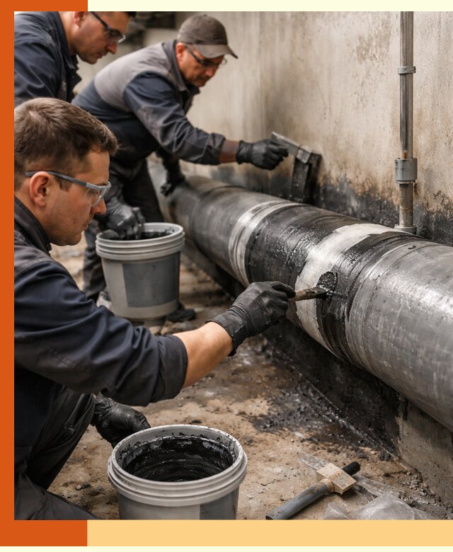 Гидроизоляция труб в Южно-Сахалинске — защита и герметизация коммуникаций